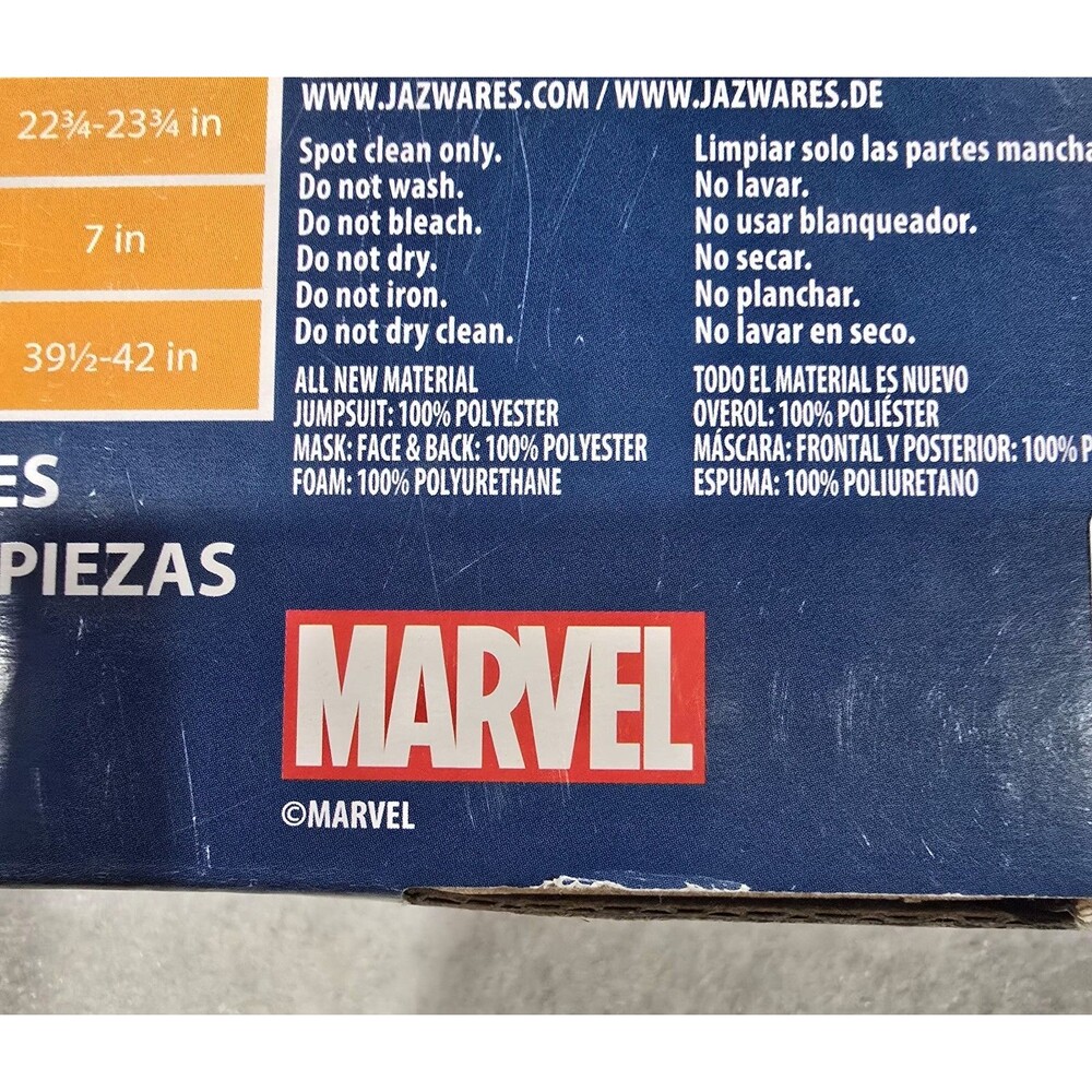 NEW - Captain America Marvel Toddler Halloween Dress Up Costume Size 3T 4T - Picture 7 of 9